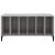 Dulap pentru discuri gri sonoma, 100x38x48 cm, lemn prelucrat GartenMobel Dekor