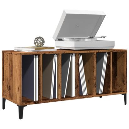 Dulap discuri, lemn vechi, 100x38x48 cm, lemn prelucrat GartenMobel Dekor