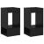 Masă laterală 2 pcs Stejar Negru 30 x 30 x 56 cm Lemn compozit GartenMobel Dekor