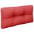 Pernă de paleți, roșu, 70x40x12 cm, material textil GartenMobel Dekor