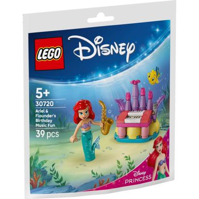 LEGO DISNEY PRINCESS DISTRACTIE MUZICALA CU FLOUNDER DE ZIUA DE NASTERE A LUI ARIEL 30720 SuperHeroes ToysZone