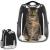 Rucsac transport animale talie mica-medie, maxim 12 kg, hublou panoramic transparent, buzunare laterale, negru Household NewTrend