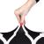 Set 4 huse universale pentru scaun, marime universala, poliester si spandex, 45 x 60 cm, negru alb Household NewTrend