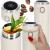 Cana termos Smart, inox, display LED, afisare temperatura, 420ml, 20cm, crem Household NewTrend
