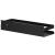 Raft de baie cu 2 sisteme instalare pe perete, aluminiu, 30x10x6cm, negru Household NewTrend