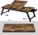 SONGMICS Masa de pat pentru laptop, plabila si reglabila, 71x35x23 cm, maro Household NewTrend