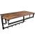 VASAGLE Cuier de perete cu raft de depozitare si sina, 5 carlige, 30x60x32 cm, maro rustic Household NewTrend