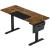 SONGMICS Birou cu reglaj electric pe inaltime, memorie cu 4 inaltimi, 60x140x(72-120)cm, maro rustic Household NewTrend