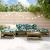 Set mobilier relaxare de grădină, 6 piese, lemn de pin tratat GartenMobel Dekor