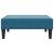Canapea extensibilă cu 2 locuri și taburet, albastru, catifea GartenMobel Dekor