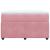 Pat box spring cu saltea, roz, 120x200 cm, catifea GartenMobel Dekor