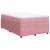 Pat box spring cu saltea, roz, 120x200 cm, catifea GartenMobel Dekor