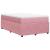 Pat box spring cu saltea, roz, 120x200 cm, catifea GartenMobel Dekor