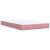 Pat box spring cu saltea, roz, 120x200 cm, catifea GartenMobel Dekor