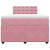 Pat box spring cu saltea, roz, 120x200 cm, catifea GartenMobel Dekor