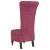 Fotoliu cu spătar înalt, roșu vin, catifea, design cu nasturi GartenMobel Dekor