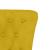Fotoliu cu spătar înalt, galben, catifea, design cu nasturi GartenMobel Dekor