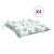 Perne de scaun, 4 buc., 40x40x7 cm, textil, model frunze GartenMobel Dekor