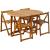 Set mobilier de exterior pliabil, 5 piese, lemn masiv de acacia GartenMobel Dekor