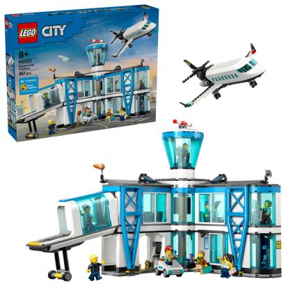 LEGO Aeroport cu avion Quality Brand