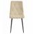 Set 4 scaune bucatarie/living, Artool, Libra, catifea, metal, bej si negru, 44x40x88.5 cm GartenVIP DiyLine