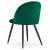 Set 4 scaune bucatarie/living, Artool, Bello, catifea, metal, verde, 46x42.5x76.5 cm GartenVIP DiyLine