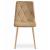 Set 4 scaune bucatarie/living, Artool, Libra, catifea, metal, maro, 45x54x86.5 cm GartenVIP DiyLine