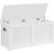 VASAGLE Banca cu spatiu de depozitare, pentru hol sau dormitor, din MDF, 40x100x46cm, alb Household NewTrend
