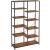 VASAGLE Biblioteca cu suport de depozitare pe 5 etaje, 30x100x170cm, stil industrial, maro rustic si negru Household NewTrend