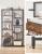 VASAGLE Biblioteca cu suport de depozitare pe 5 etaje, 30x100x170cm, stil industrial, maro rustic si negru Household NewTrend