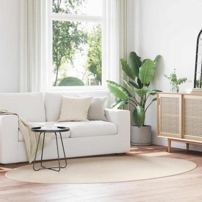 Covoare de zonă Oval HUARTE Bej 230 x 160 cm 100% Polyester GartenMobel Dekor