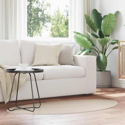 Covoare de zonă HUARTE Bej 80 x 150 cm Poliester GartenMobel Dekor