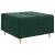 Scaun cu buton cu pernă Verde închis 80 x 80 x 45 cm Catifea GartenMobel Dekor