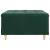 Scaun cu buton cu pernă Verde închis 80 x 80 x 45 cm Catifea GartenMobel Dekor