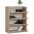 Dulap pantofi cu 4 usi rabatabile, PAL laminat, 60x33x80 cm, stejar sonoma Household NewTrend