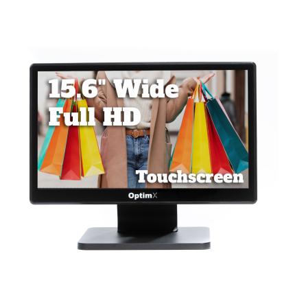 Sistem POS OptimX PRO RS623-1, Intel N100 pana la 3.4GHz - Generatia a 12-a, 8GB DDR4, 128 SSD, 15.6 inch Wide Full HD Touchscreen NewTechnology Media