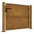 Poartă de grădină 100x75 cm, oțel Corten GartenMobel Dekor
