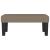 Bancă, gri taupe, 70x30x30 cm, textil GartenMobel Dekor
