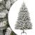 Brad de Crăciun artificial cu balamale și zăpadă, 300 cm GartenMobel Dekor