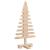 Brad de Crăciun din lemn decorativ, 60 cm, lemn de pin masiv GartenMobel Dekor