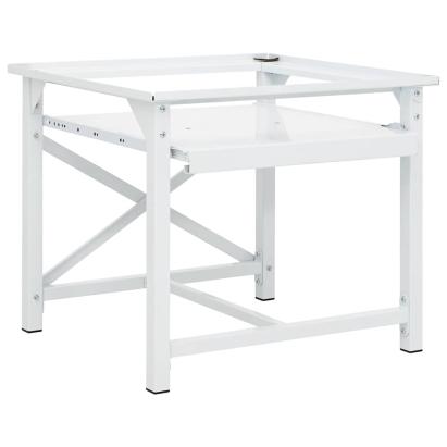 Suport mașină de spălat cu raft retractabil, alb GartenMobel Dekor