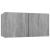 Dulap TV suspendat gri sonoma 2 buc. 60x30x30 cm lemn prelucrat GartenMobel Dekor