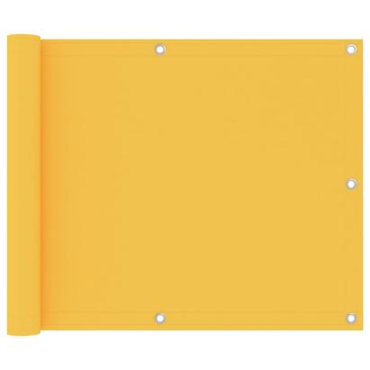 Paravan de balcon, galben, 75 x 400 cm, țesătură oxford GartenMobel Dekor