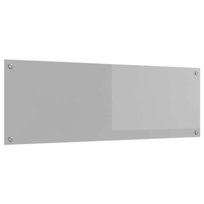Spate de bucătărie Gri deschis 120 x 40 cm sticlă securizată GartenMobel Dekor