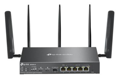 Router 4G+, Wi-Fi 6, AX3000, 2 x Nano SIM, 1 x SFP Gigabit, 5 x RJ45 Gigabit - TP-Link Omada ER706W-4G SafetyGuard Surveillance