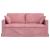Canapea Roz Dimensiuni generale: 158 x 78 x 80 cm (l x ad. x î) GartenMobel Dekor