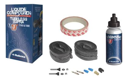 Kit Conversie Rubena Tubeless-Supra - 27.5/29 Inch, Negru Ultimate FactoryBikes