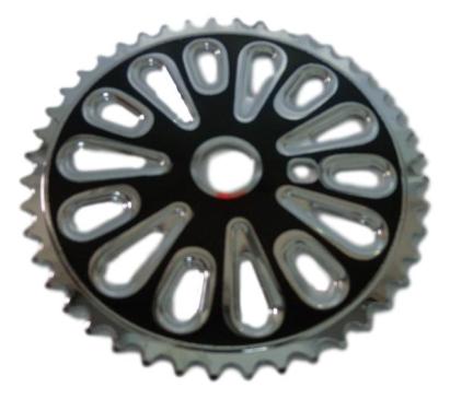 Foaie Angrenaj Bmx Dhs 2005A - 44 T, Negru Ultimate FactoryBikes