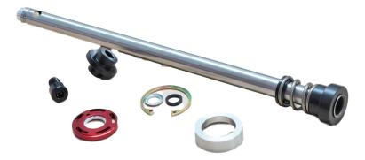 06-08 Boxxer Race/Team Spring Shaft Assy - Silver-Black Ultimate FactoryBikes
