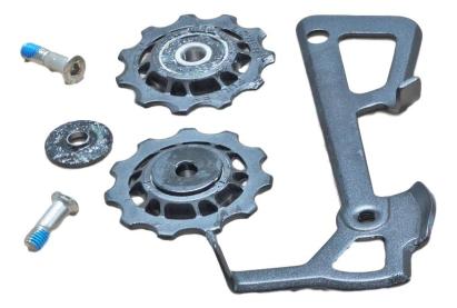 2010 X9 Rear Derailleur Cage Kit Medium - Silver Ultimate FactoryBikes